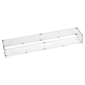 Linear Glass Flame Guard for 48" x 6" Linear Drop-In Pan by American Fire Products