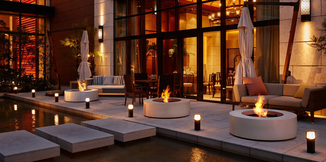 Ark 40 Fire Pit Table in Graphite by EcoSmart Fire