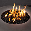 45" Round Gravity Concrete (GFRC) Fire Pit - Natural Gas - 110V CSA On/Off Electronic Ignition System - Brown by Starfire Designs
