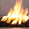 45" Square Gravity Concrete (GFRC) Fire Pit - Propane Gas Hardline - 110V CSA On/Off Electronic Ignition System - Brown by Starfire Designs