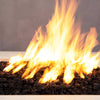 45" Square Gravity Concrete (GFRC) Fire Pit - Natural Gas - Match Lit Ignition - White by Starfire Designs
