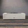 60" x 24" Rectangle Gravity Concrete (GFRC) Fire Pit - Propane Gas Hardline - 110V CSA On/Off Electronic Ignition System - White by Starfire Designs