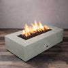 60" x 32" Rectangle Gravity Concrete (GFRC) Fire Pit - Natural Gas - Match Lit Ignition - Natural Gray by Starfire Designs