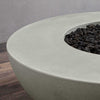 45" Round Gravity Concrete (GFRC) Fire Pit - Natural Gas - Flame Sense with Spark Ignition System - Natural Gray by Starfire Designs
