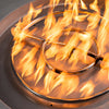 45" Round Gravity Concrete (GFRC) Fire Pit - Natural Gas - Flame Sense with Spark Ignition System - Natural Gray by Starfire Designs