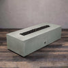 60" x 24" Rectangle Gravity Concrete (GFRC) Fire Pit - Propane Gas Hardline - 110V CSA Hi/Lo Electronic Ignition System w/Bluetooth & Handheld Remote - Natural Gray by Starfire Designs