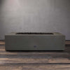 60" x 32" Rectangle Gravity Concrete (GFRC) Fire Pit - Natural Gas - 110V CSA Hi/Lo Electronic Ignition System w/Bluetooth & Handheld Remote - Brown by Starfire Designs