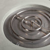 45" Round Gravity Concrete (GFRC) Fire Pit - Natural Gas - Flame Sense with Spark Ignition System - Natural Gray by Starfire Designs