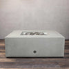 45" Square Gravity Concrete (GFRC) Fire Pit - Natural Gas - Match Lit Ignition - Natural Gray by Starfire Designs