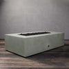 60" x 32" Rectangle Gravity Concrete (GFRC) Fire Pit - Natural Gas - Match Lit Ignition - Natural Gray by Starfire Designs