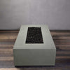 60" x 32" Rectangle Gravity Concrete (GFRC) Fire Pit - Natural Gas - Match Lit Ignition - Natural Gray by Starfire Designs