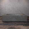 60" x 32" Rectangle Gravity Concrete (GFRC) Fire Pit - Natural Gas - 110V CSA Hi/Lo Electronic Ignition System w/Bluetooth & Handheld Remote - Brown by Starfire Designs