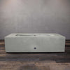 60" x 32" Rectangle Gravity Concrete (GFRC) Fire Pit - Natural Gas - Match Lit Ignition - Natural Gray by Starfire Designs