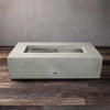 60" x 32" Rectangle Gravity Concrete (GFRC) Fire Pit - Natural Gas - Match Lit Ignition - Natural Gray by Starfire Designs