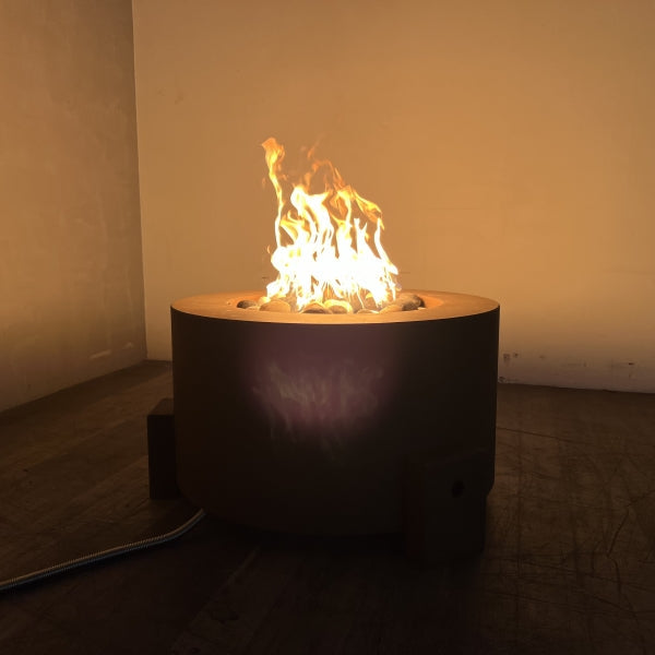 30" Round Cor-Ten Steel Fire Pit - IN STOCK