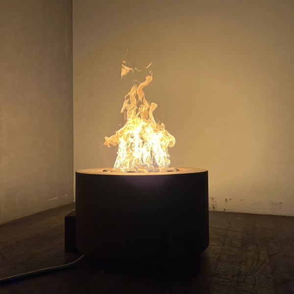 30" Round Cor-Ten Steel Fire Pit - IN STOCK