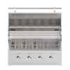 36" Stainless Steel Gran Fuego 4-Burner Built-In Natural Gas Grill by Videl Grills