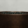 36" Round Gravity Powder Coated Steel Fire Pit - Natural Gas - Match Lit - Copper Vein by Starfire Designs