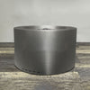 36" Round Gravity Powder Coated Steel Fire Pit - Natural Gas - Match Lit - Silver Hammertone by Starfire Designs