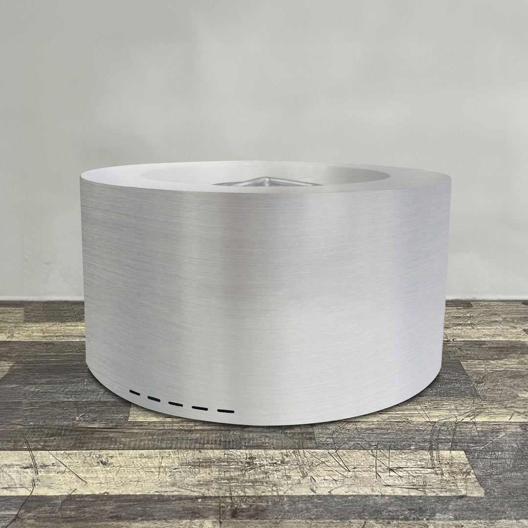 36" Round Gravity Stainless Steel Fire Pit by Starfire Designs
