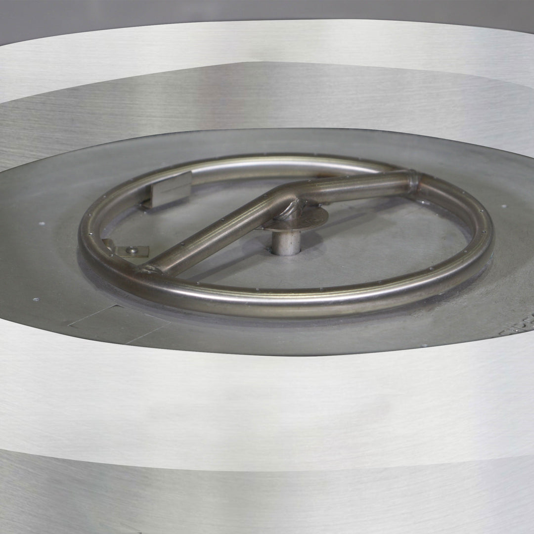 36" Round Gravity Stainless Steel Fire Pit by Starfire Designs