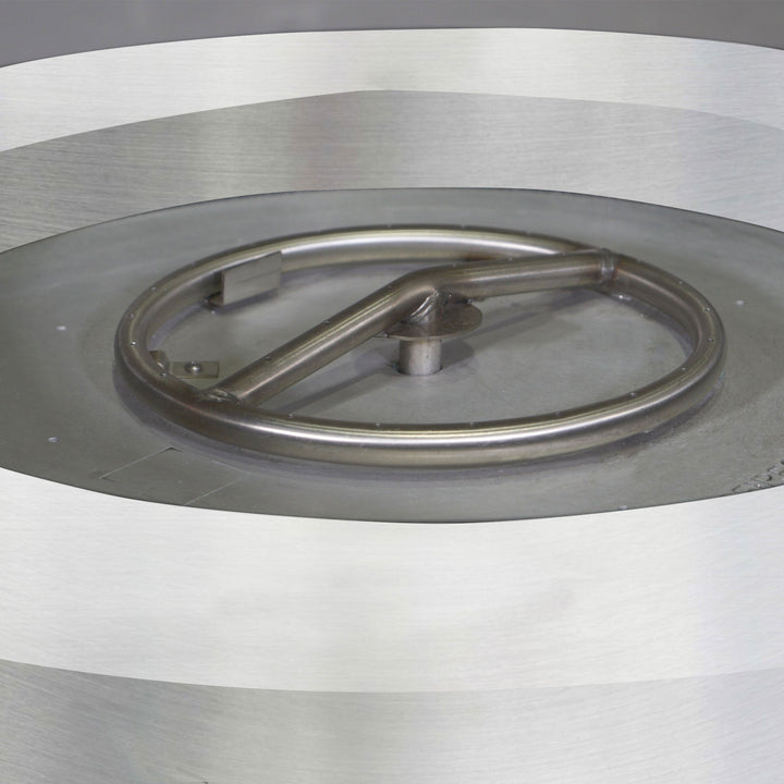 36" Round Gravity Stainless Steel Fire Pit by Starfire Designs