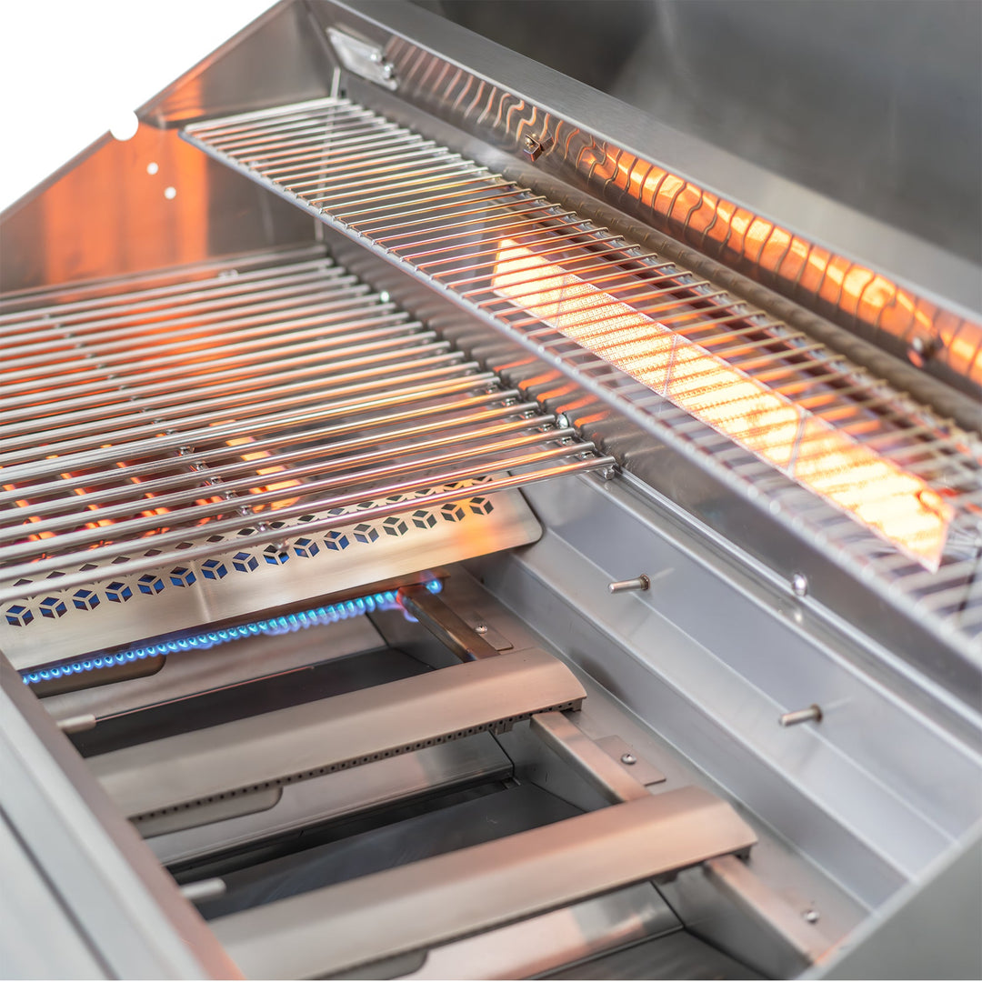 42" Stainless Steel Gran Fuego 5-Burner Built-In Natural Gas Grill by Videl Grills