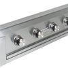 36" Stainless Steel Gran Fuego 4-Burner Built-In Natural Gas Grill by Videl Grills