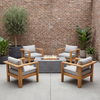 Ando 5-Piece Conversation Set with Fire Pit