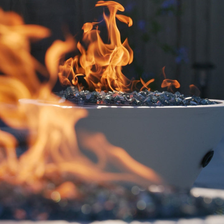 19" Round Stainless Steel Drop-In Pan with All-Weather Electronic Ignition System by American Fire Products
