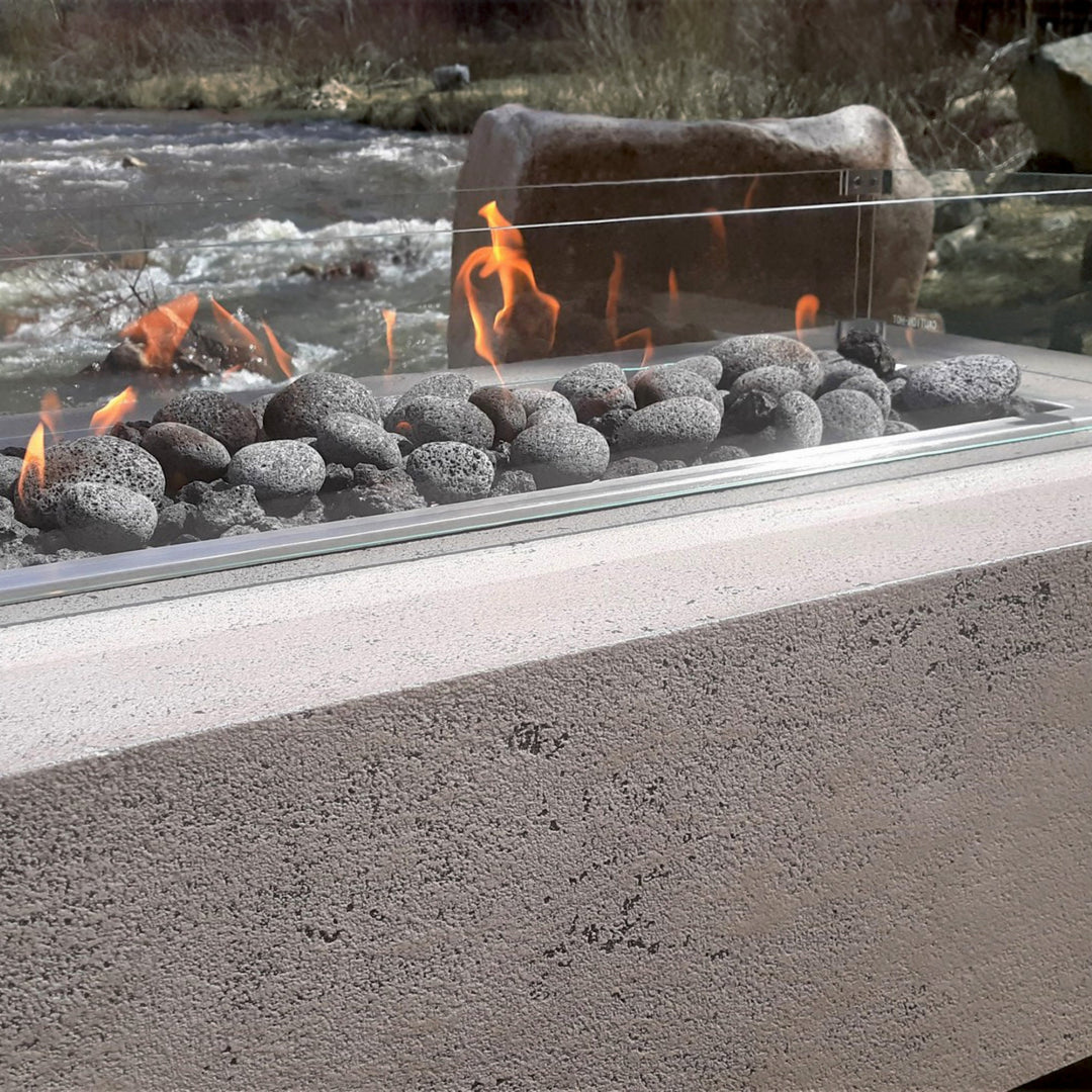 Linear Glass Flame Guard by American Fire Products
