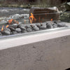 Linear Stainless Steel Drop-In Pan with All-Weather Electronic Ignition System by American Fire Products