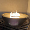 The Outdoor Plus 60" Sedona Concrete Gas Fire Pit (Chestnut) - Clearance