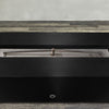 60" x 32" Rectangle Gravity Powder Coated Steel Fire Pit - Propane Gas Hardline - Push Button Spark Ignition - Black Hammertone by Starfire Designs