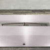 60" x 32" Rectangle Gravity Powder Coated Steel Fire Pit - Natural Gas - Flame Sense with Spark Ignition System - White Hammertone by Starfire Designs