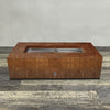 60" x 32" Rectangle Gravity Corten Steel Fire Pit by Starfire Designs