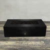 60" x 32" Rectangle Gravity Powder Coated Steel Fire Pit - Propane Gas Hardline - 110V Electronic Ignition System - Black Hammertone by Starfire Designs