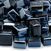 1/2" Black Luster Fire Glass 2.0 Cubes by American Fire Products