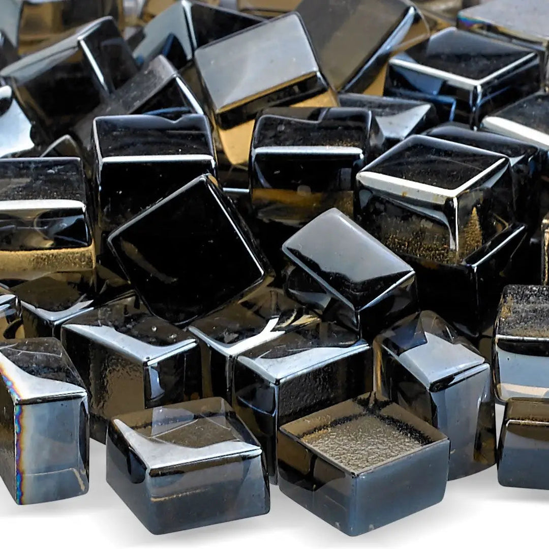1/2" Bronze Luster Fire Glass 2.0 Cubes by American Fire Products