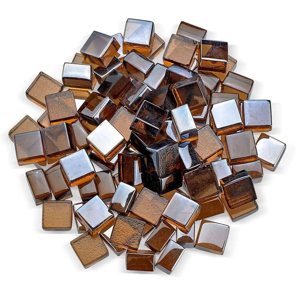 1/2" Luster Fire Glass 2.0 Cubes by American Fire Products