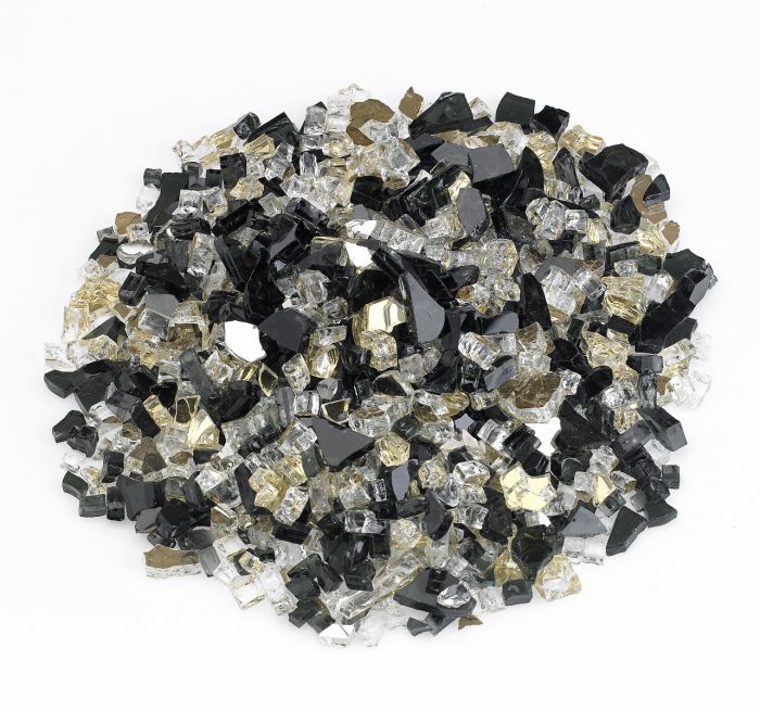 1/2" Las Vegas Reflective Fire Glass - 10 Lb Jar