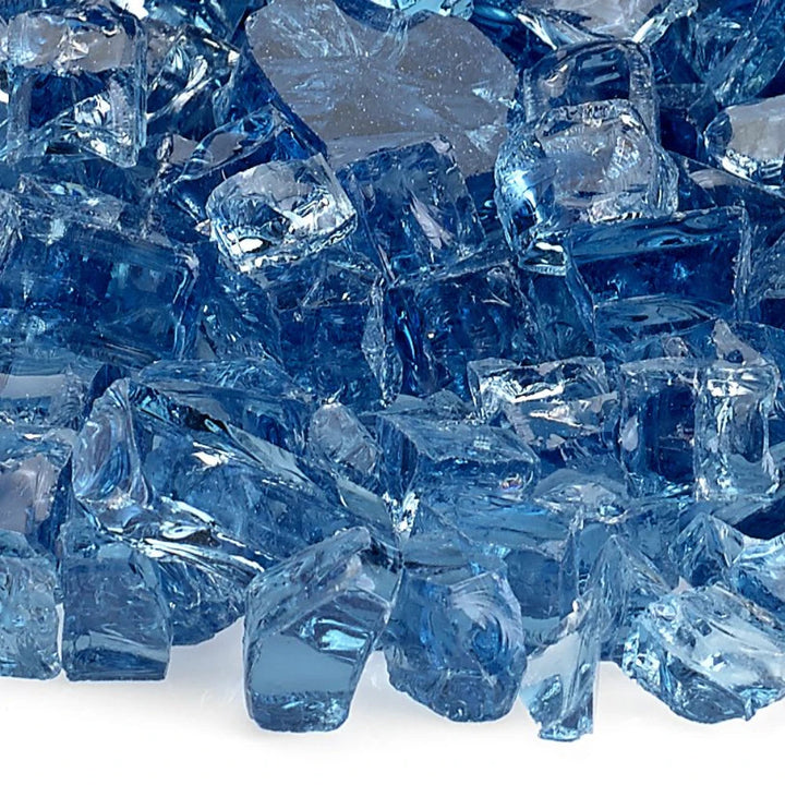 1/2" Pacific Blue Fire Glass by American Fire Products