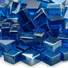 1/2" Pacific Blue Luster Fire Glass 2.0 Cubes by American Fire Products