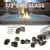 1/2" Yosemite Reflective Fire Glass - 10 Lb Jar
