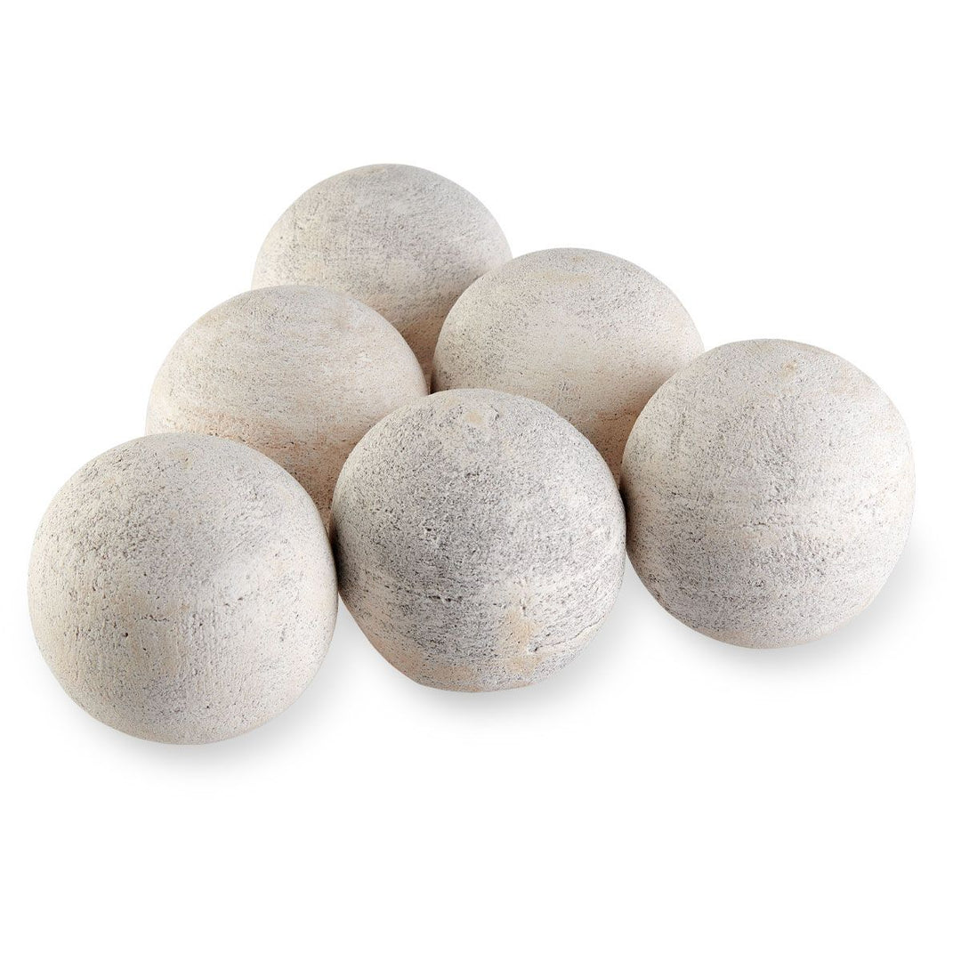 4" Lite Stone Fire Balls - Set of 6 by American Fire Products