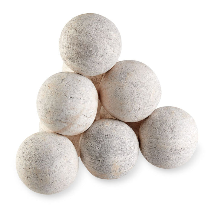 4" Cottage Lite Stone Fire Balls - Set of 6 by American Fire Products