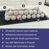 4" Natural Lite Stone Fire Balls - Set of 6 by American Fire Products