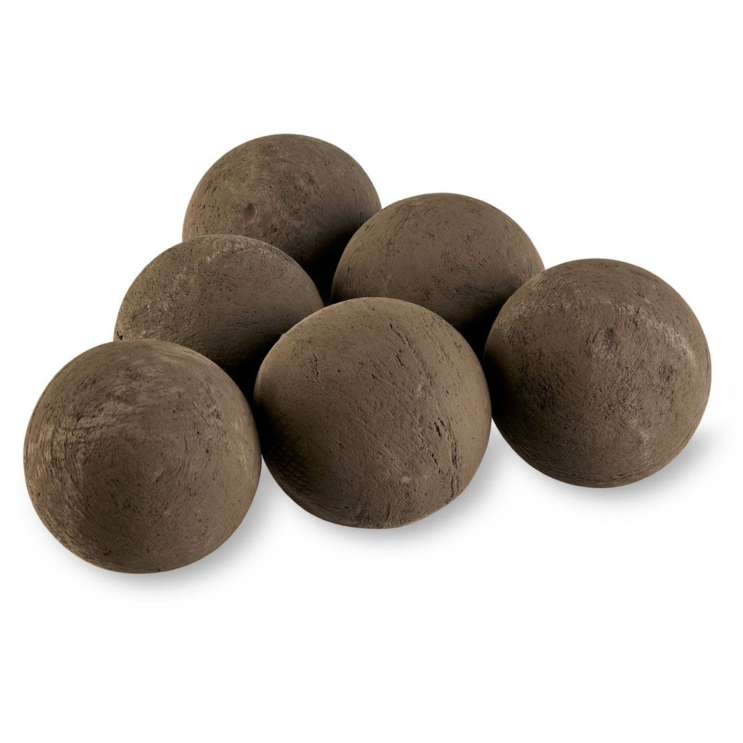 4" Lite Stone Fire Balls - Set of 6 by American Fire Products