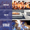 4" Stainless Steel Iron Fire Balls - Set of 6 by American Fire Products
