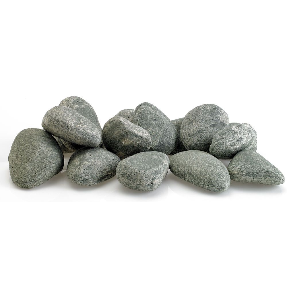Cape Gray Lite Stones - Set of 15 by American Fire Products